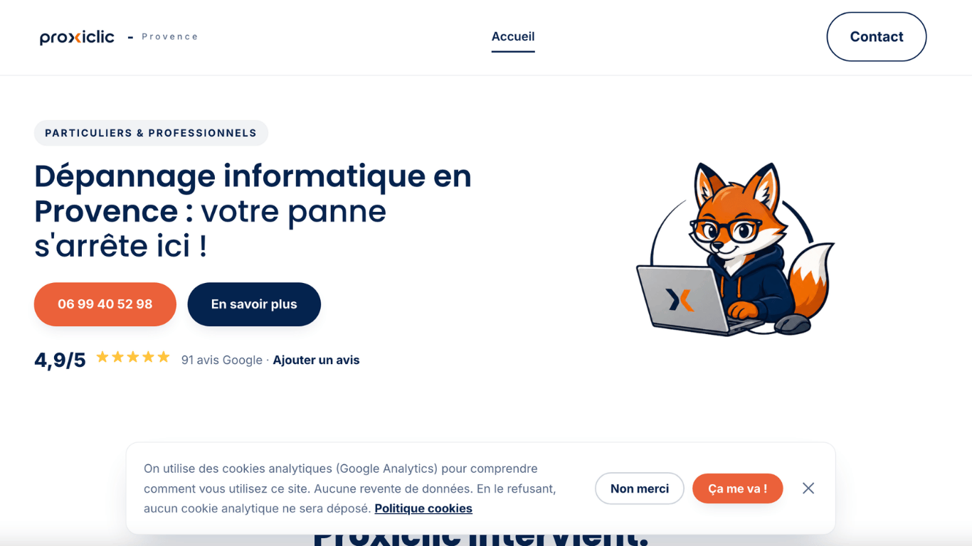 Site Proxiclic-Provence